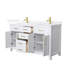 Beckett 60" Freestanding Double Bathroom Vanity with Quartz Top-1942309811-1942309807-1942309800