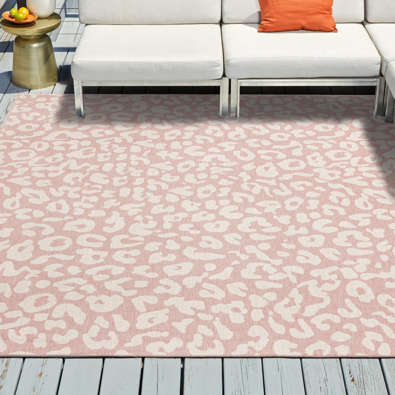 Animal Print Indoor / Outdoor Rug, Square 13'