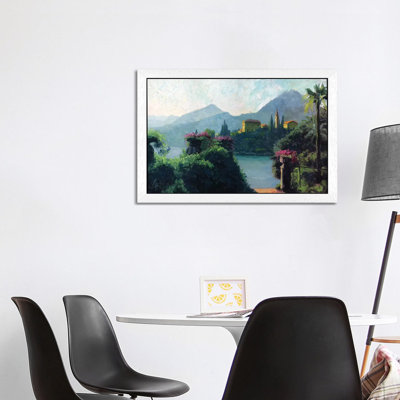 Lake Como, Italy - Wrapped Canvas Painting
