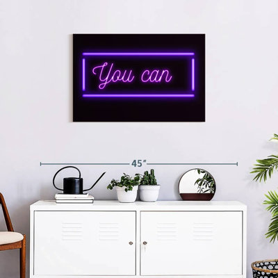 You Can Neon Sign