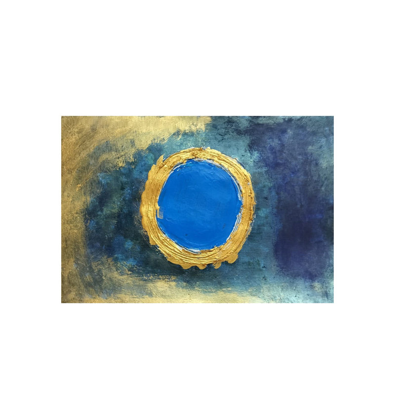 Cyclone dans la mer | Acrylique sur papier | Par Soham Das