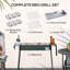 Dakota Fields Arjin 84cm W Portable Charcoal Grill