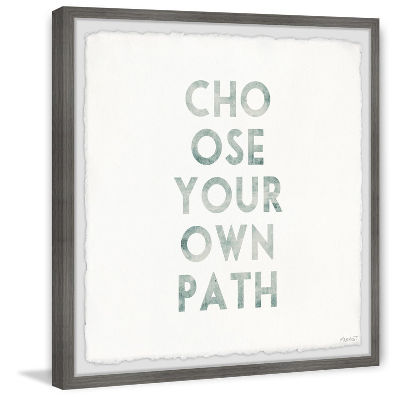 Choose Your Own Path III by Marmont Hill - Single Picture Frame Print, 41cm H x 41cm W x 3.81cm D