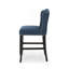 Ensemble de 2 tabourets de comptoir à oreilles capitonnés en tissu Vienna Vienna, bleu marine -313650761-313650762