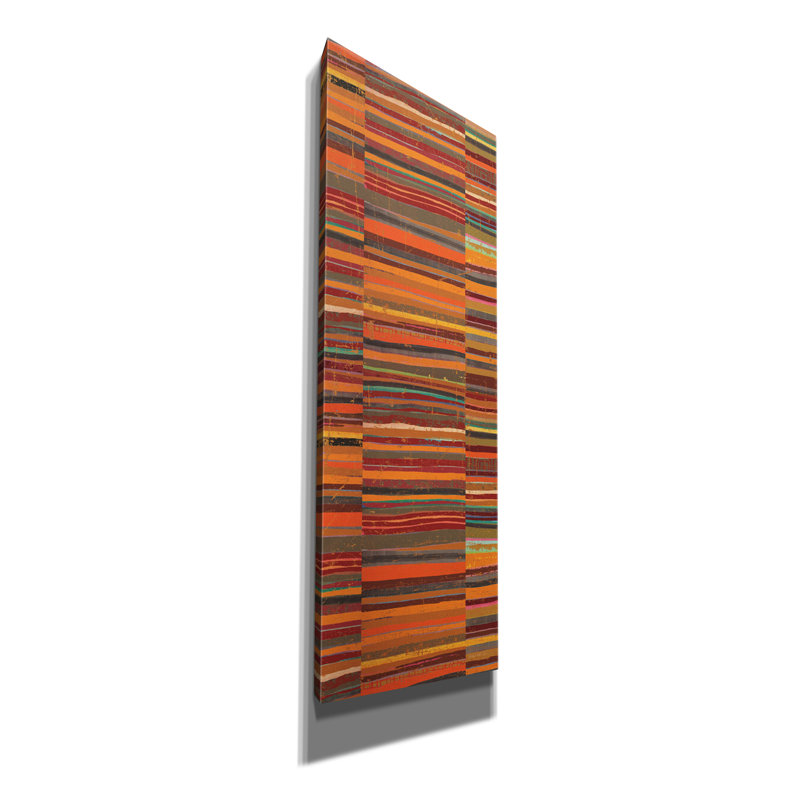 «Spice Stripes Panel 2» par Cheryl Warrick, art mural