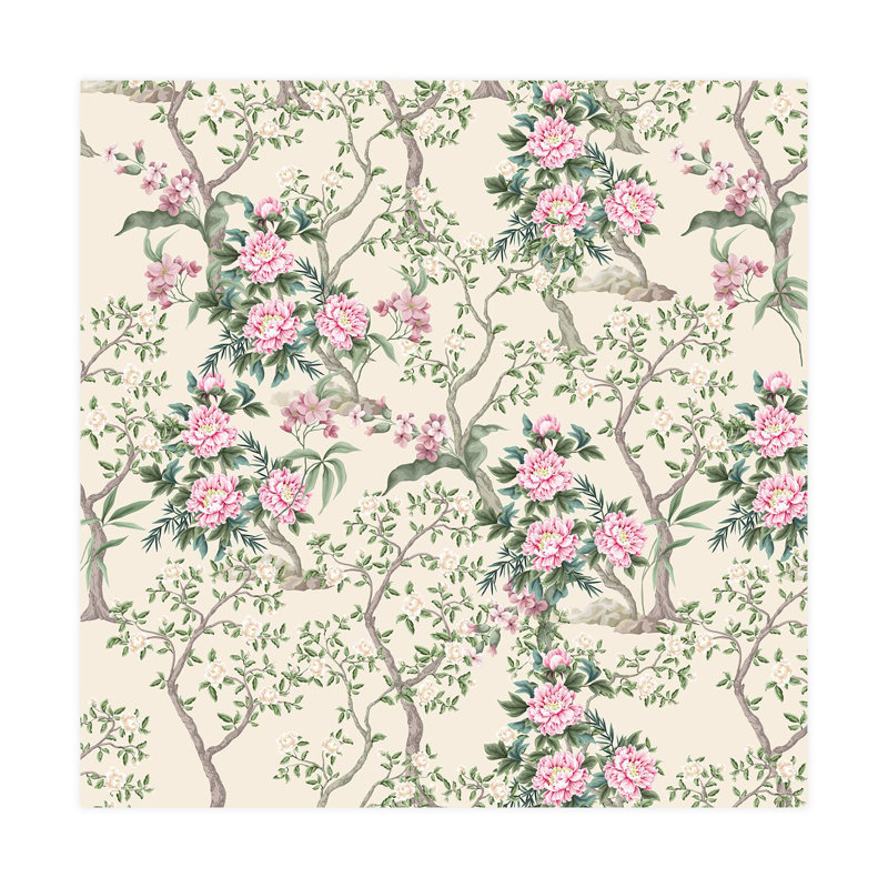 Peel & Stick Floral, 72" L x 72" W