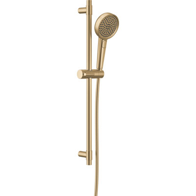 Delta Slide Bar Handheld Shower Head Brushed Gold, 1.75 GPM