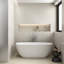 Parabola Single Hole Floor Mount Tub Filler Trim-50351166