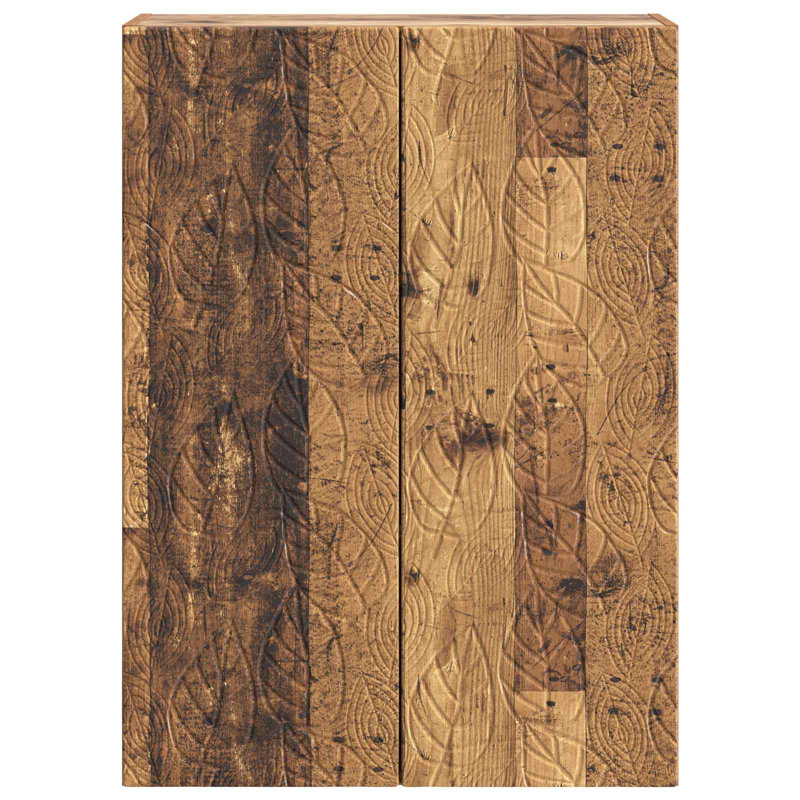 2 -Door Rectangle Accent Cabinet, Old Wood