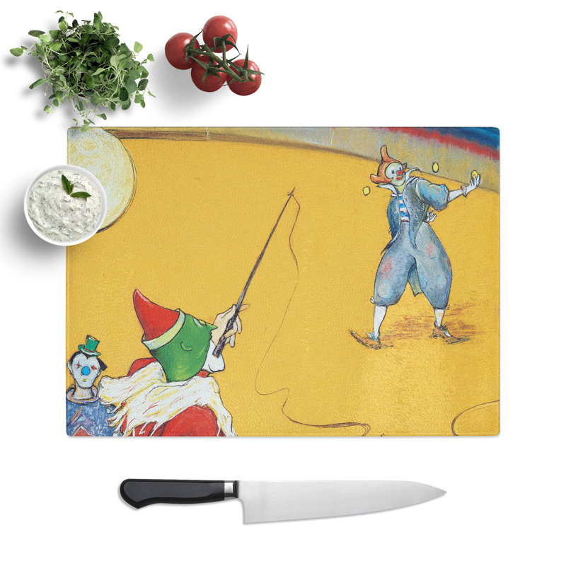 At the Circus by Louis Anquetin Chopping Board, 0.4cm H x 28.5cm W x 39cm L