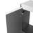 Modern Bathroom Wall Cabinet, 12", Soft Close Doors, Practical Storage 12" Mounted Close, Appearance