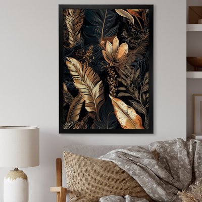 " Gold Tropical Leaf Serenade II "
