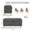 Fabric Upholstered Storage Bench-389275072