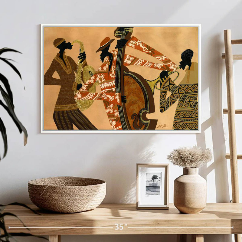 All That Jazz, Cadre flottant blanc, 25 po x 17 po