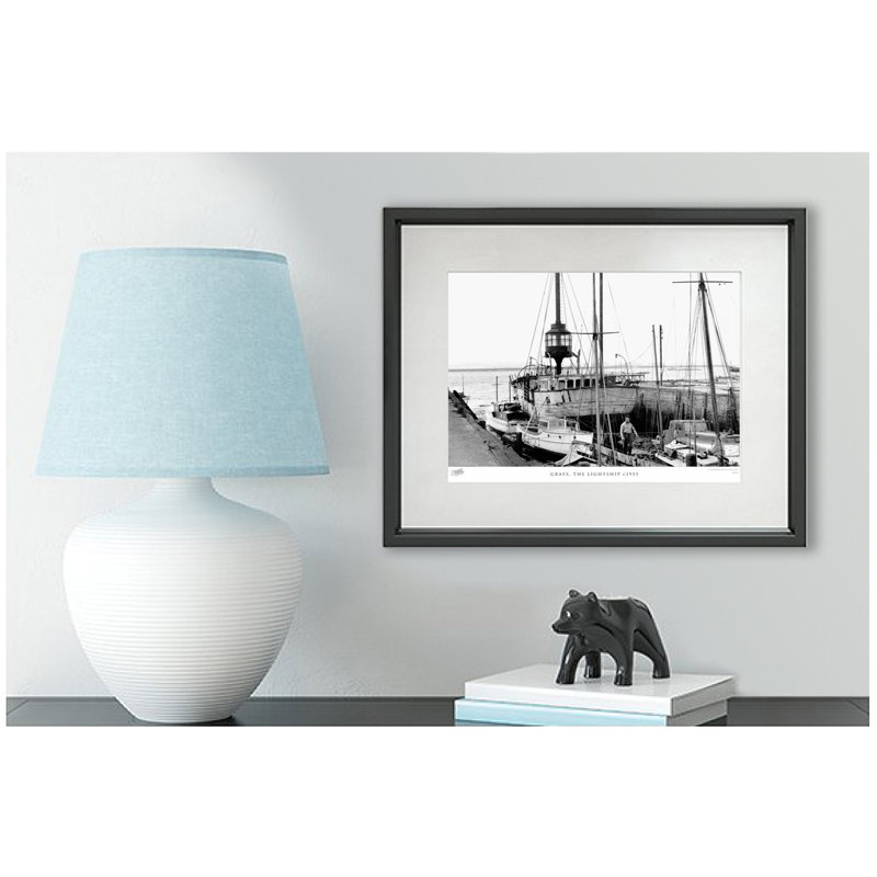 Grays, The Lightship C1955 by Francis Frith - Single Picture Frame Print, 40cm H x 50cm W x 2.3cm D