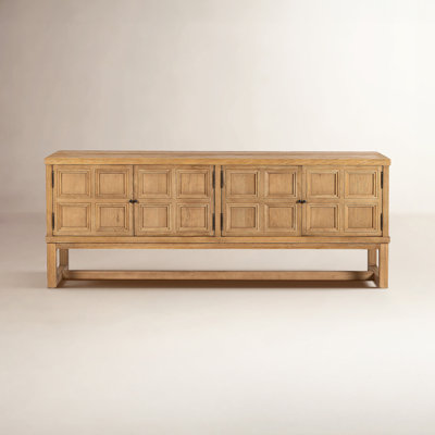 Keene Media Console-Worn Oak