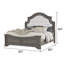 Lit Azoriah en gris-2115232250