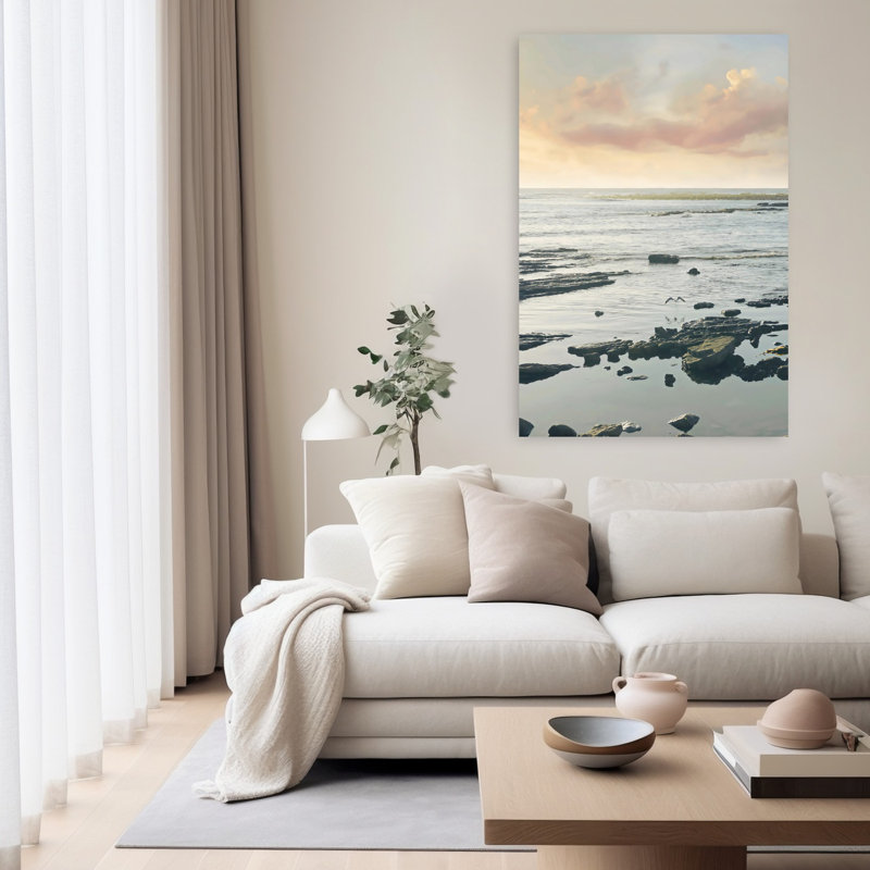 Art mural abstrait Rocklands, H 60 po x l 40 po