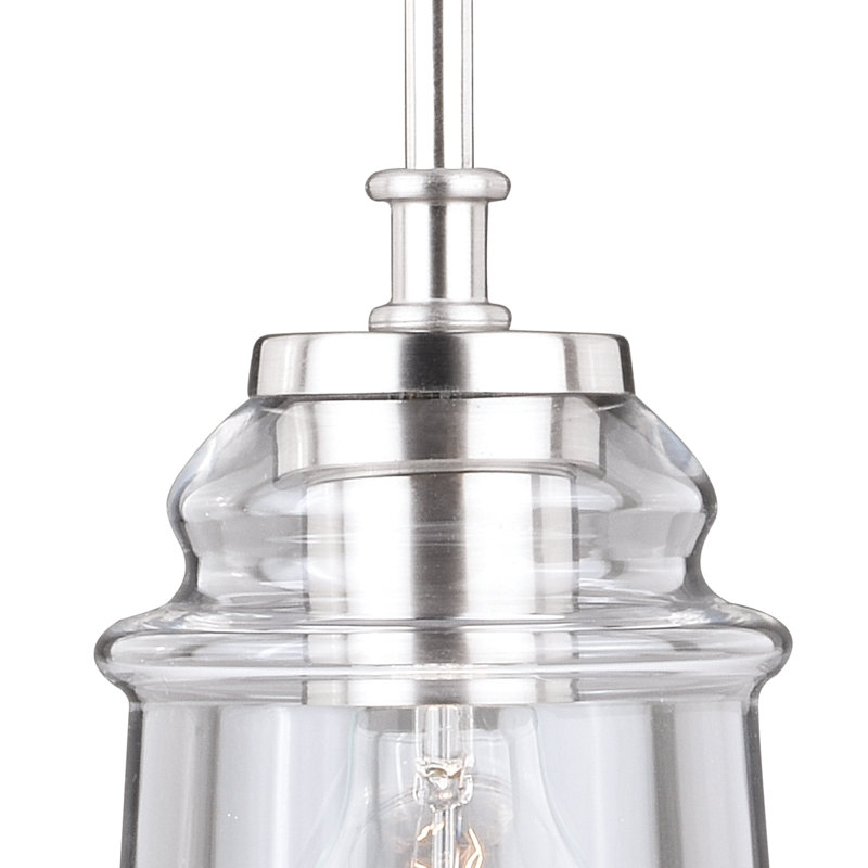Akini 1 - Light Single Pendant, Satin Nickel