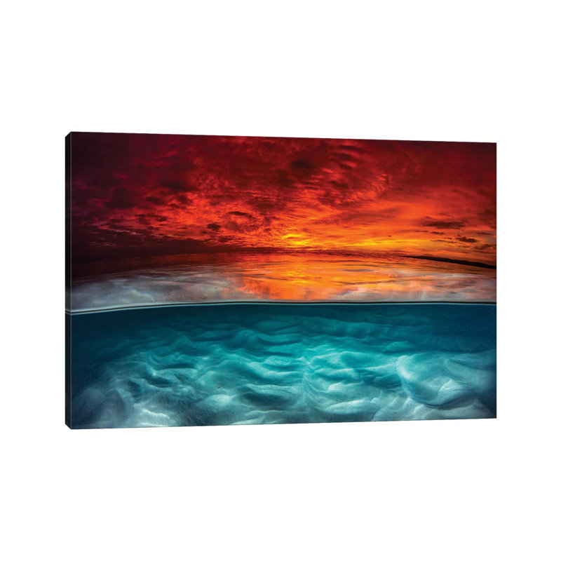 Fire & Ice by Jordan Robins - Wrapped Canvas Gallery-Wrapped Canvas Giclée, 66.04 cm H x 45.72 cm W x 1.91 cm D
