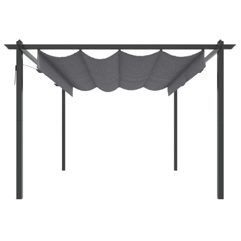 Andro 4m x 3m Metal Party Tent, Anthracite
