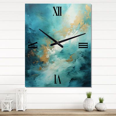 Tranquility II - Horloges murales paysage abstrait