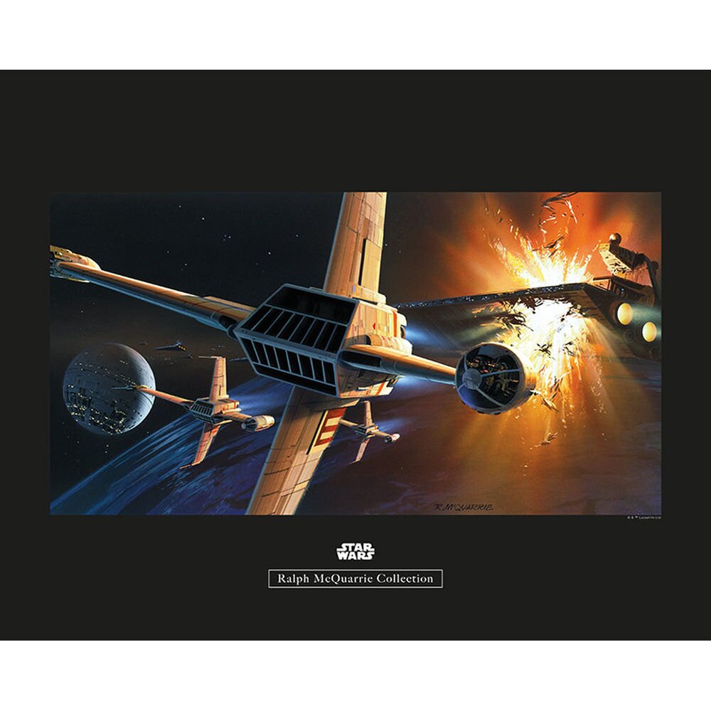 Poster Star Wars Rmq Endor Orbit War