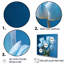 «Azure Blue Tulips Bloom IV» sur toile-97046901-97046904