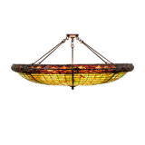 Greenbriar Oak 6 - Light Semi Flush Mount