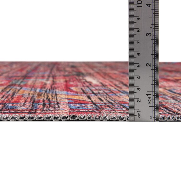 Guthridge Oriental Area Rug in Red/Blue Langley Street Rug Size: Rectangle 9'2 x 12'2