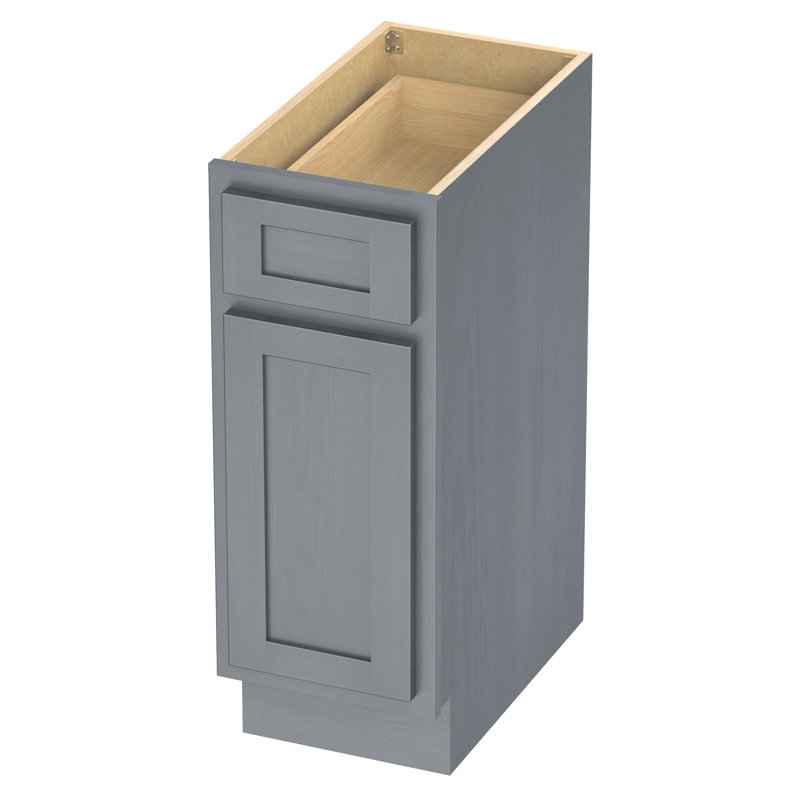 Base de meuble-lavabo simple autoportante 12 po 12 po, Argent