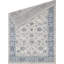 Tapis oriental ivoire / bleu Bourque-811354850