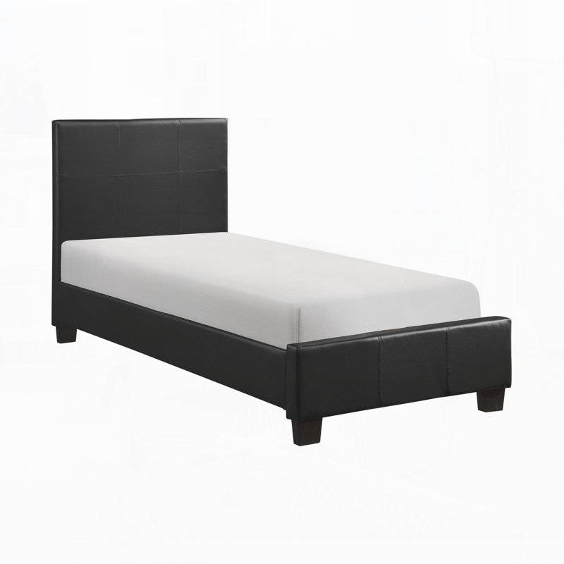Lit plateforme moderne pour chambre à coucher, Noir