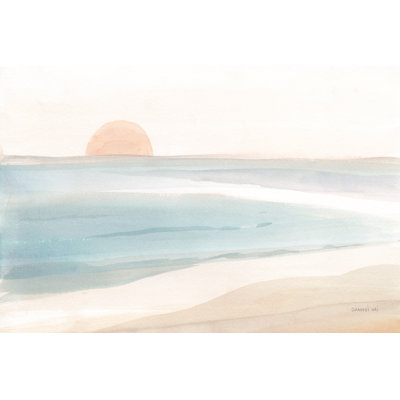 Pastel Sea by Danhui Nai - Wrapped Canvas Painting