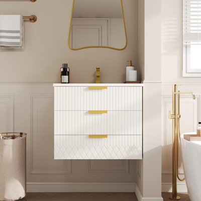 Armoire murale flottante