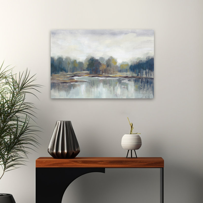 Chalet neutre au printemps frais, H 24 po x l 16 po