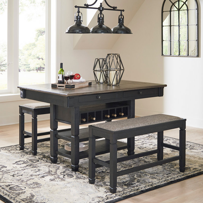 Krout Solid Wood Base Dining Table