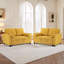 Upholstered Tufted Convertible Pull-Out Sleeper Sofa Bed - Adjustable Backrest With 2 Soft Pillows-953584264