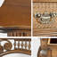 Bureau en rotin luxueux de style chinois