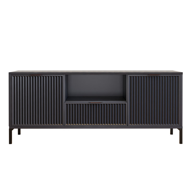 Altaira TV Stand for TVs up to 60", Blue/Indigo