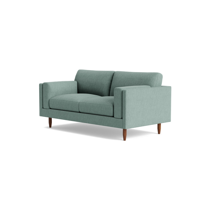 Skinny Fat Loveseat (70"), Performance Weave - Spa