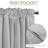 100% Blackout Shield Linen Blackout Curtains For Bedroom 84 Inches Long,Back Tab/Rod Pocket Living Room Drapes,Thermal Insulated Textured Blackout Curtains 2 Panels Set,50" W X 84" L-902088036