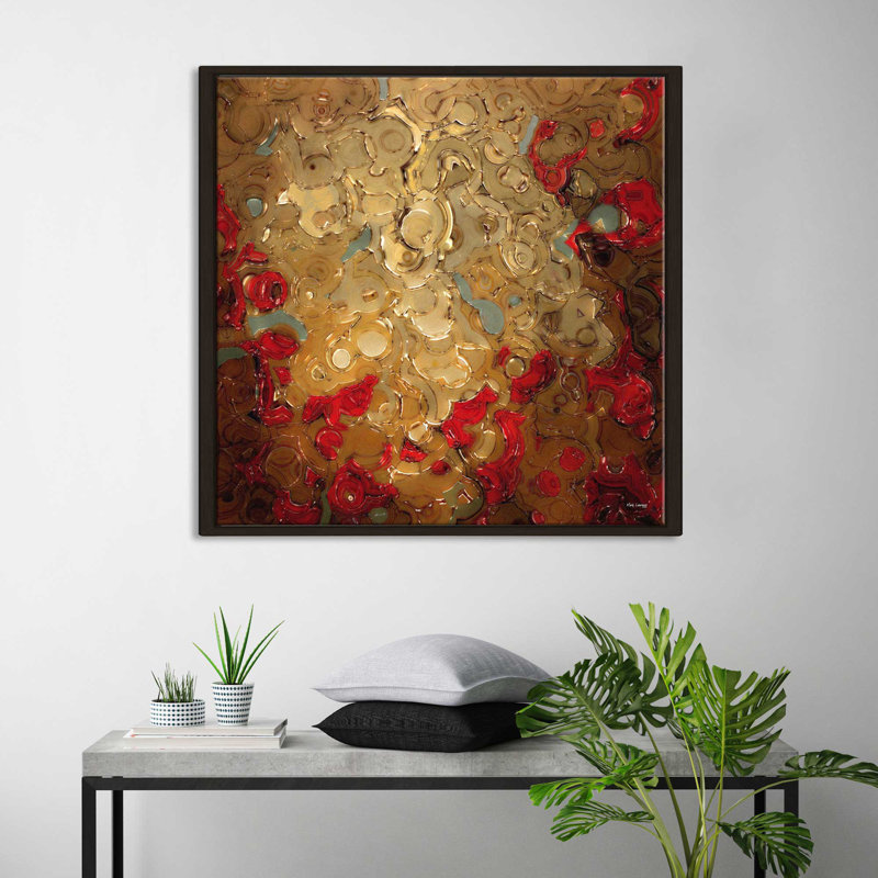 Impression sur toile, "Psaumes brisés 147: 3 - Cadre flottant", H 21,5 po x l 21,5 po
