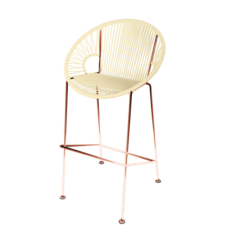 Tabouret 31 ", Cuivre, Ivoire