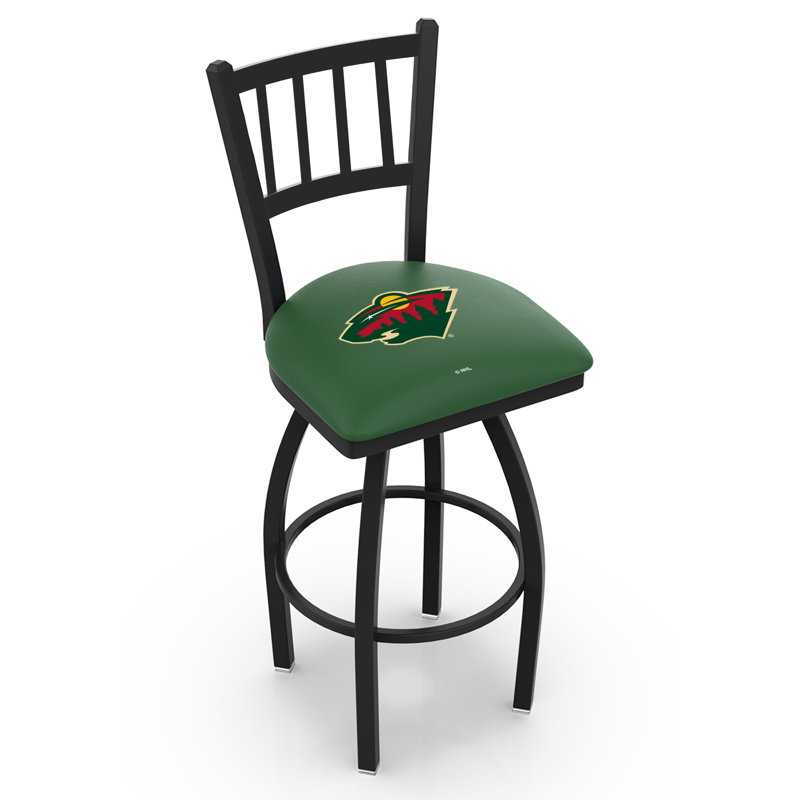 NCAA Swivel 25" Counter Stool, Minnesota Wild, 25" Height