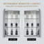 Armoire de salle de bain polyvalente avec fonctions avancées pour un rangement optimal