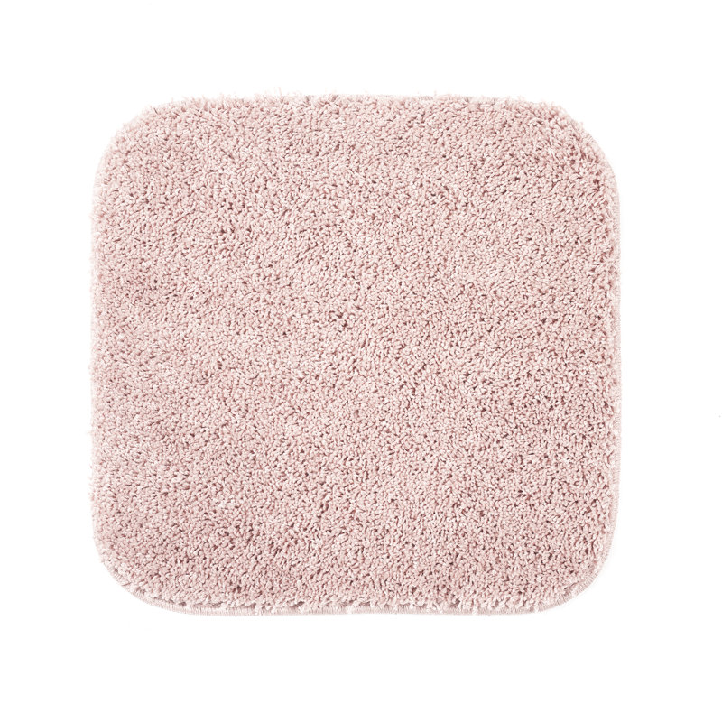 Non-Slip Bath Rug, Pink, 80cm L x 60cm W