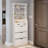 shoe cabinet  with 3 doors 2 drawers with hanger
