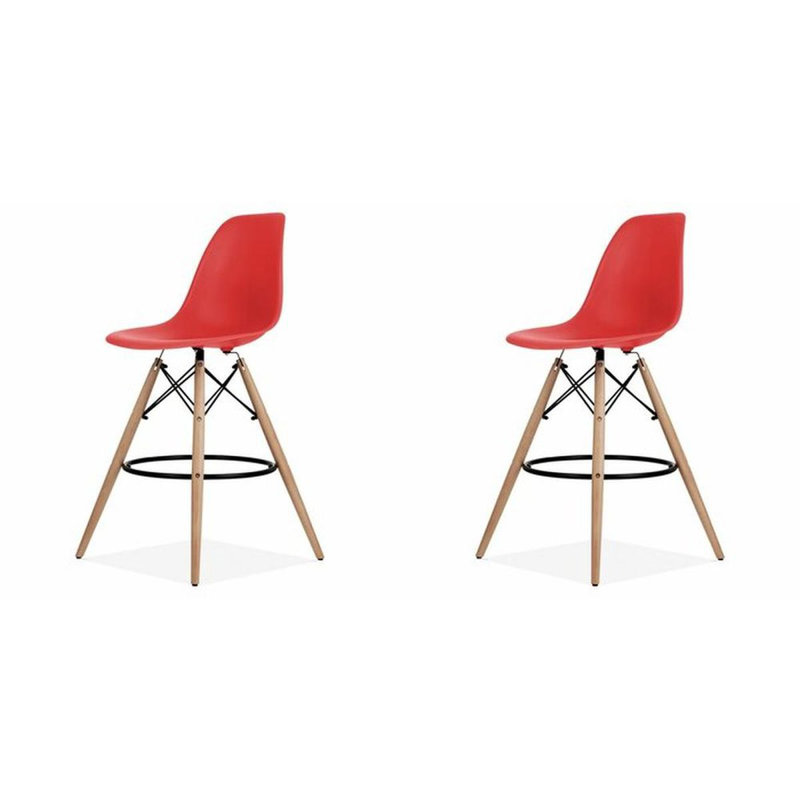 Tabouret court 16 po Caraballo, Rouge, 2