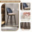 Tabouret de bar 40,16 po H-Blue Casual-704118444-704118443